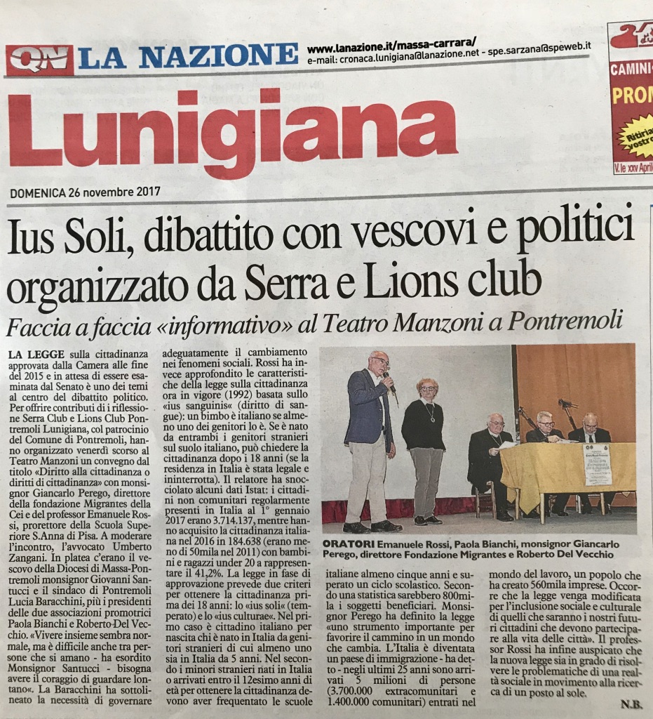 Convegno Ius Soli